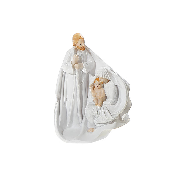 Polyresin Holy Family 7.2"