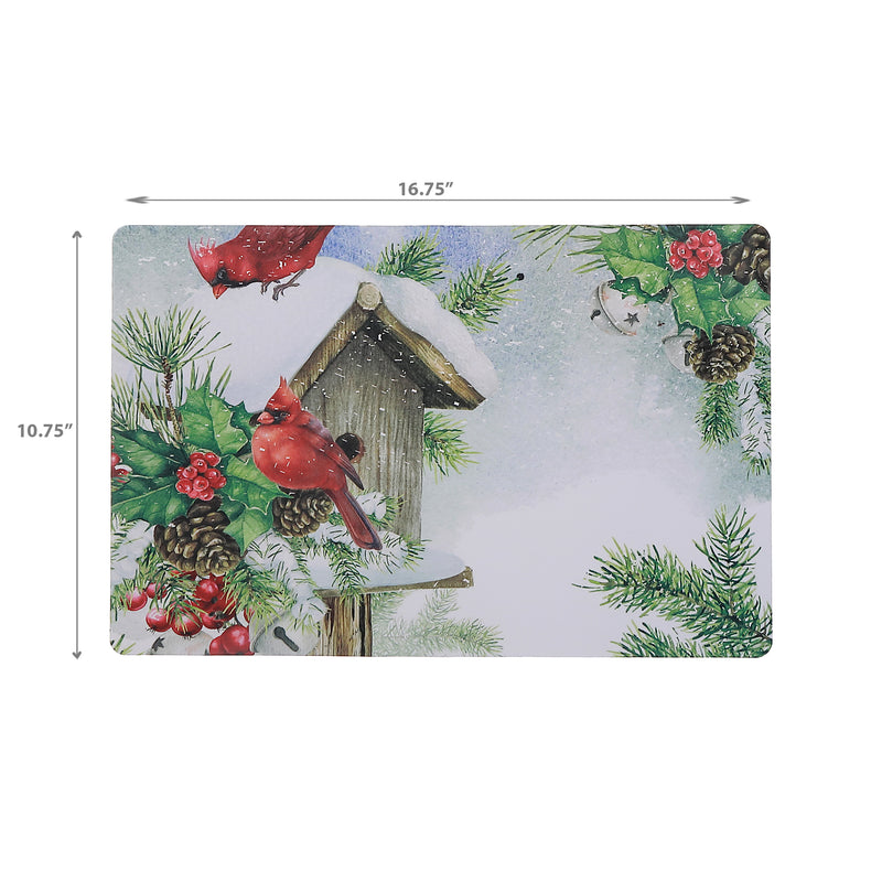 Plastic Placemat Bird House - Set of 12