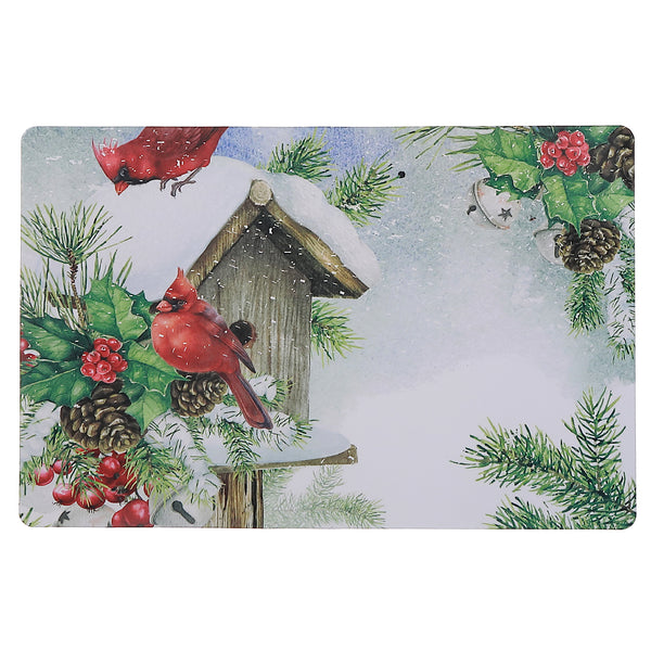 Plastic Placemat Bird House - Set of 12