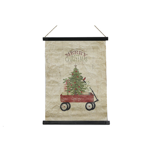 Crinkle Paper Wall Hanger Merry Christmas