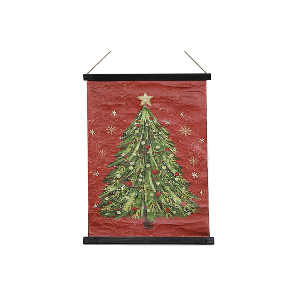 Crinkle Paper Wall Hanger Tree