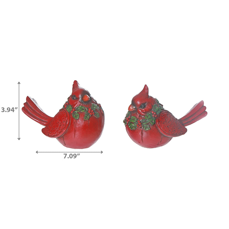 Ceramic Decor Cardinal - Set of 2