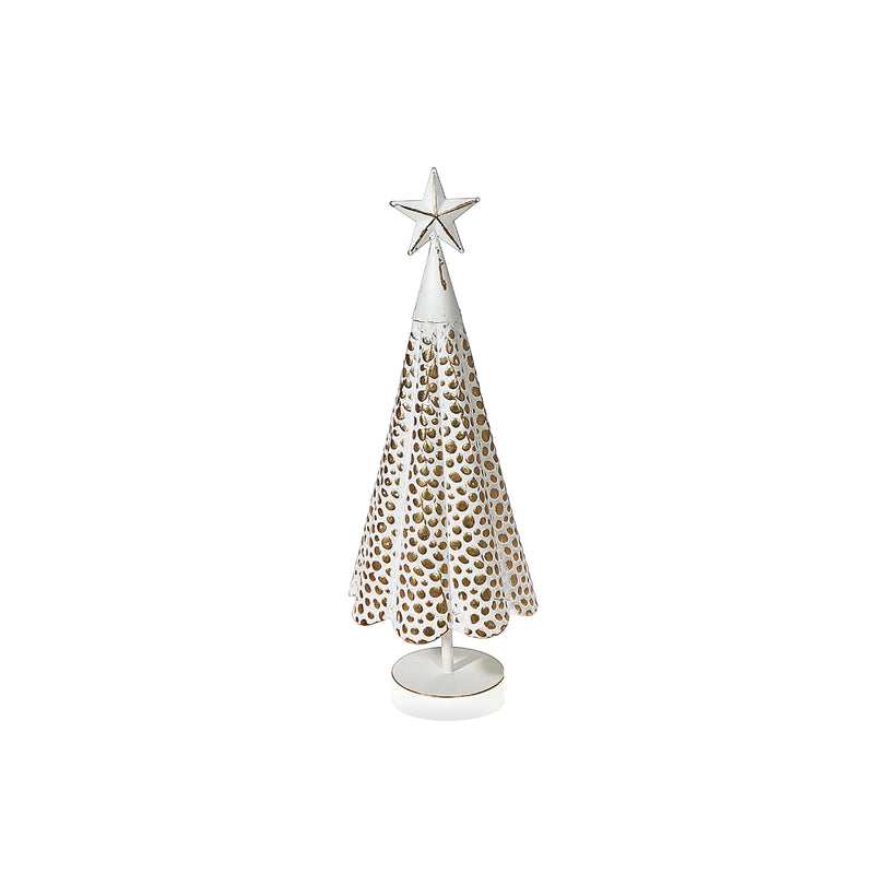 Filigree Gold And White Metal Tree