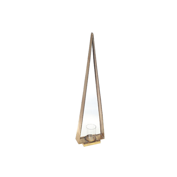 Triangle Metal Candle Holder Large