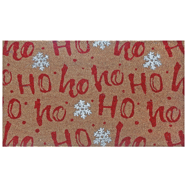 Coir Door Mat Ho Ho Ho