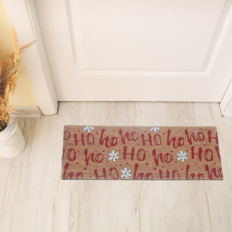 Coir Door Mat Ho Ho Ho