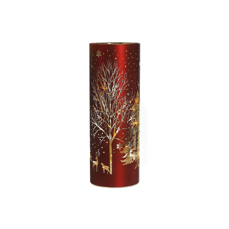 Led Cylinder Glass Stand Tree