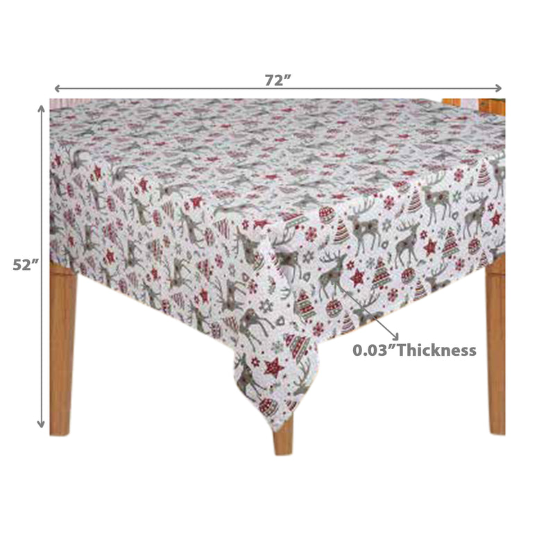 Table Cloth 52" X 72" Reindeer