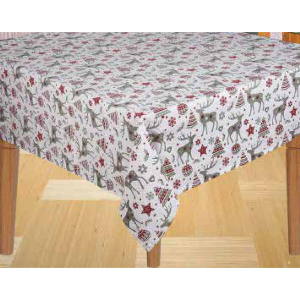 Table Cloth 52" X 72" Reindeer