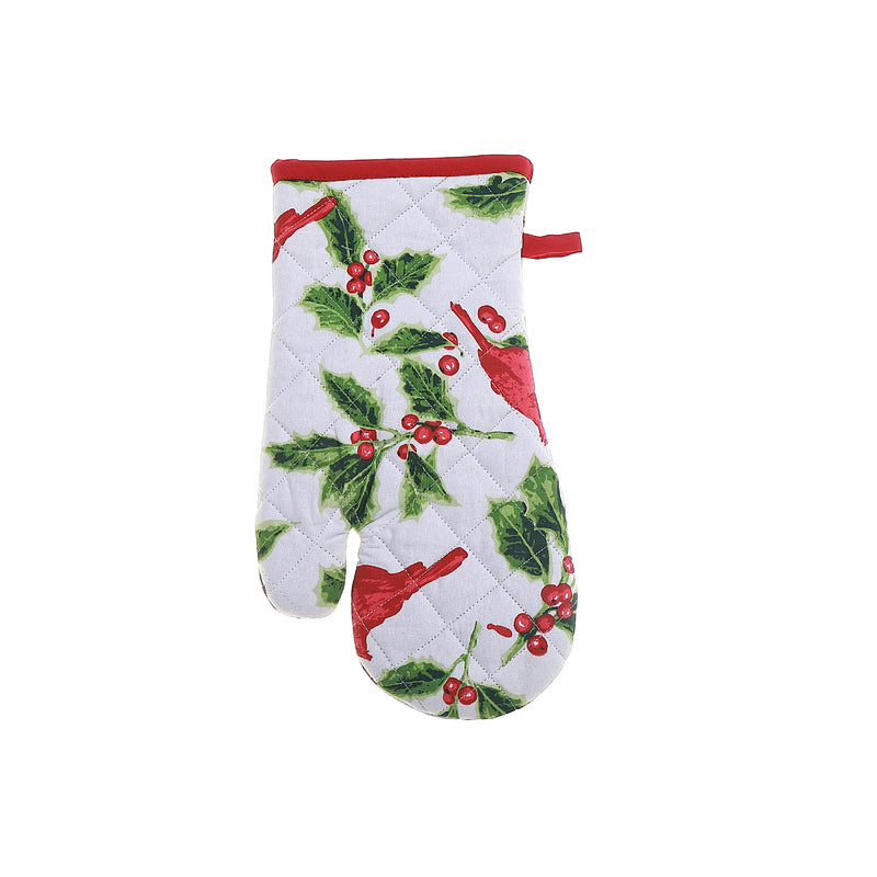 Cotton Oven Mitt Cardinal