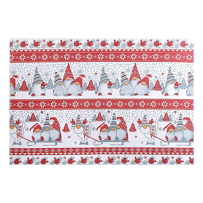 Cotton Fused Placemat Gnome Trio - Set of 12