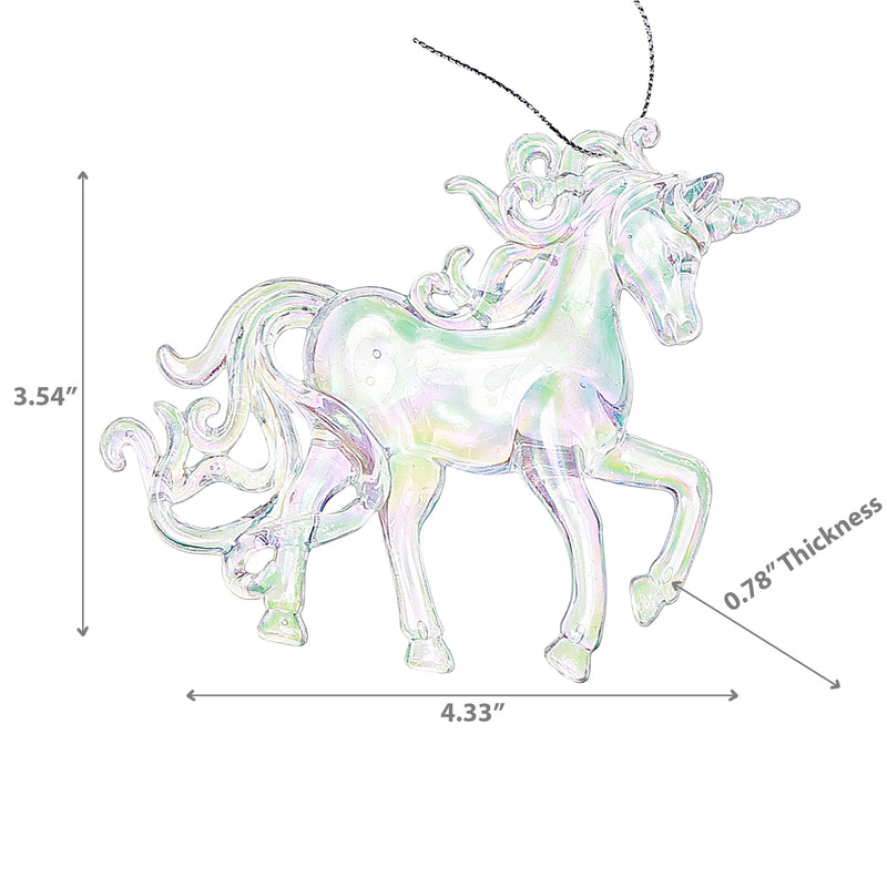 Unicorn Ornament - Set of 12