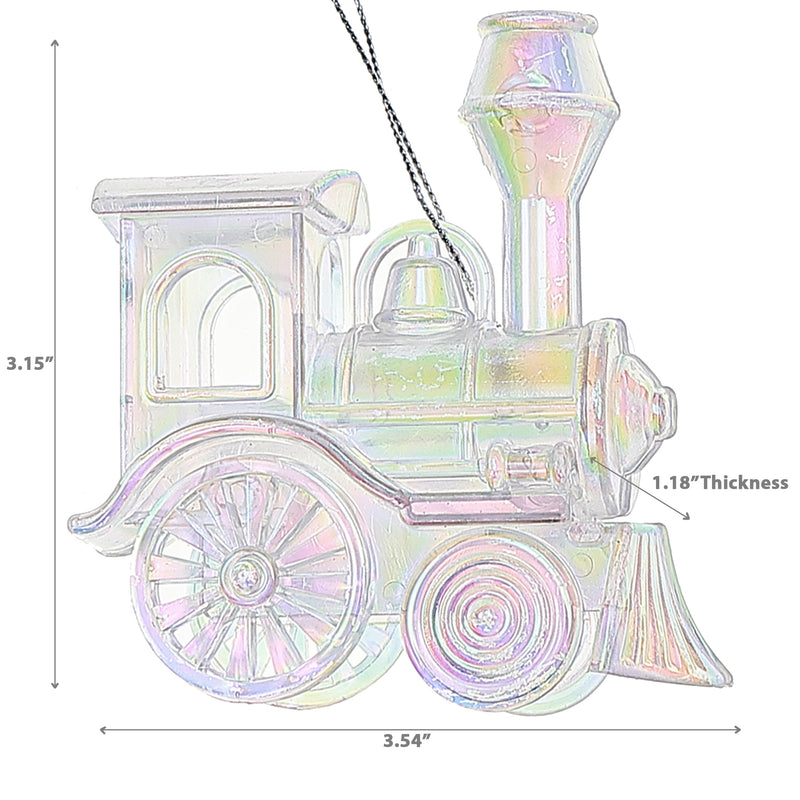 Train Ornament - Set of 12