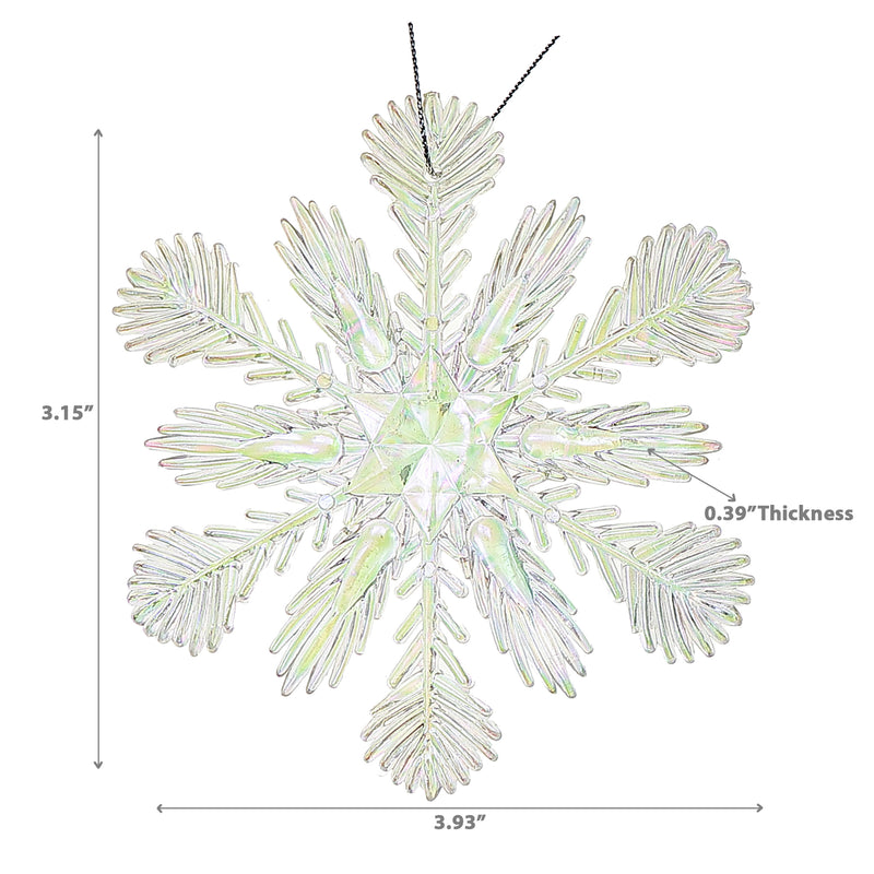 Snowflake Ornament - Set of 12