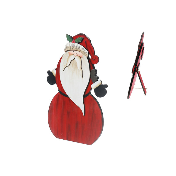 Wooden Santa Stand Decor