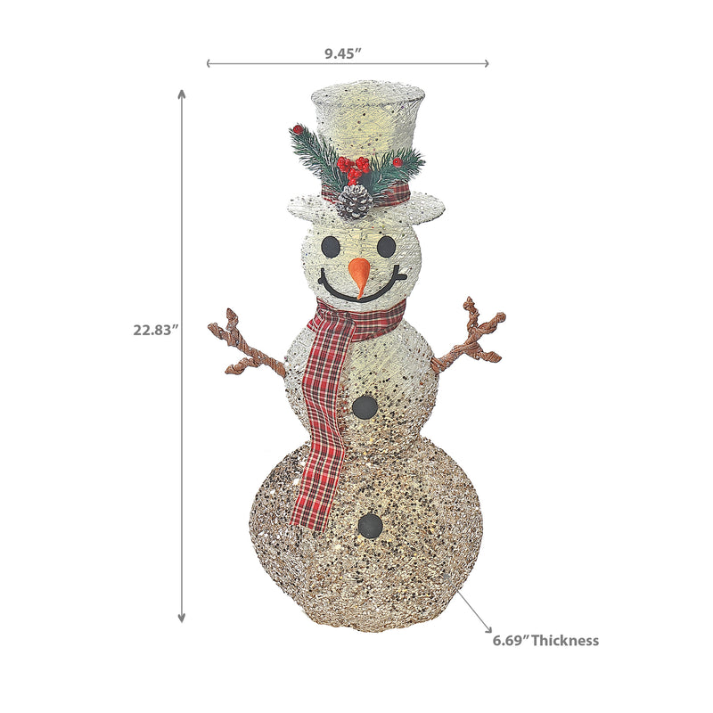 Led Glitter Snowman