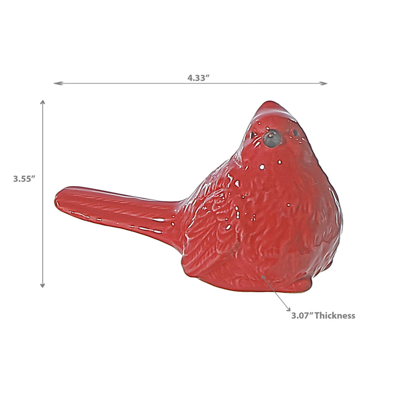 Ceramic Cardinal Left