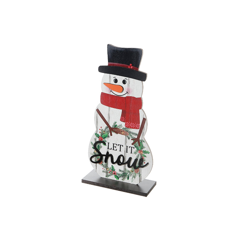 LED Snowman Stand Decor