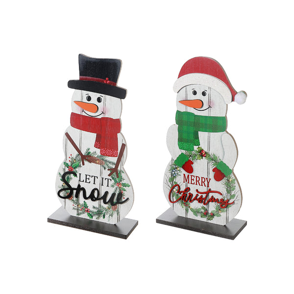 LED Snowman Stand Decor