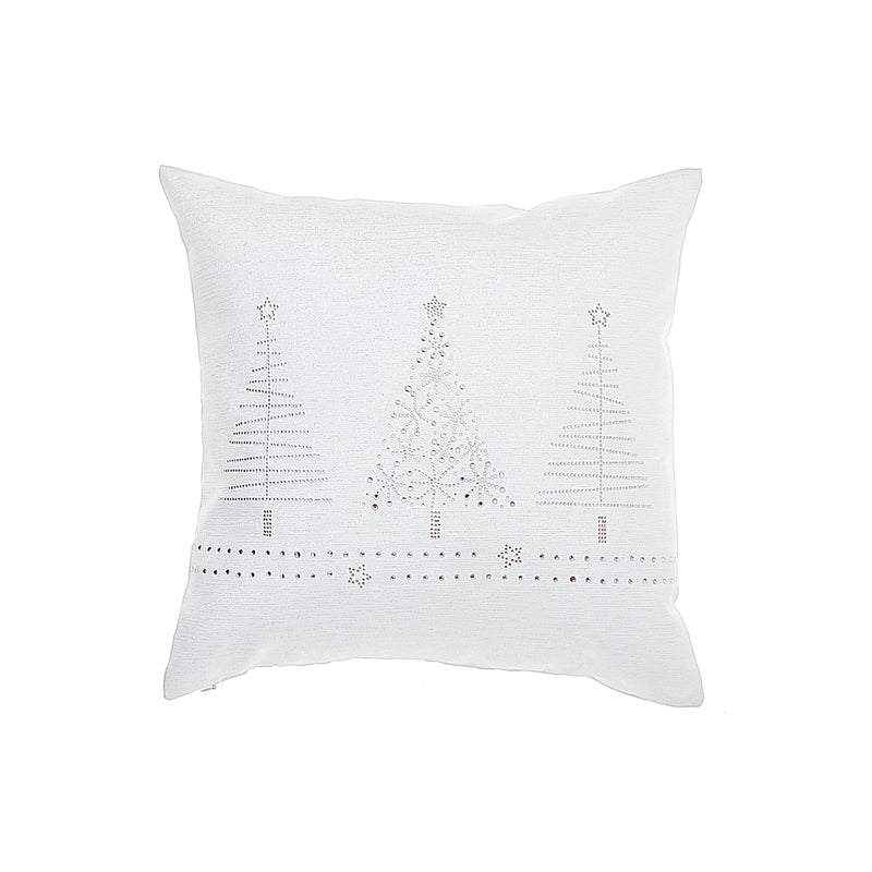 Polyester Cushion Christmas Tree 18"X18" - Set of 2