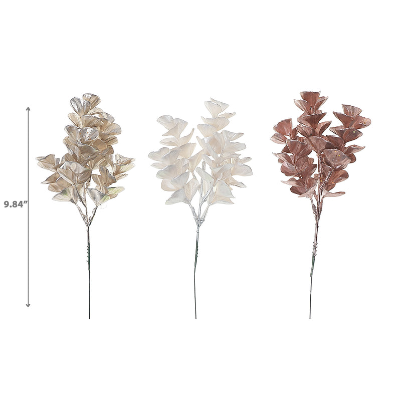 Shinny Leaves Pick - Set of 12