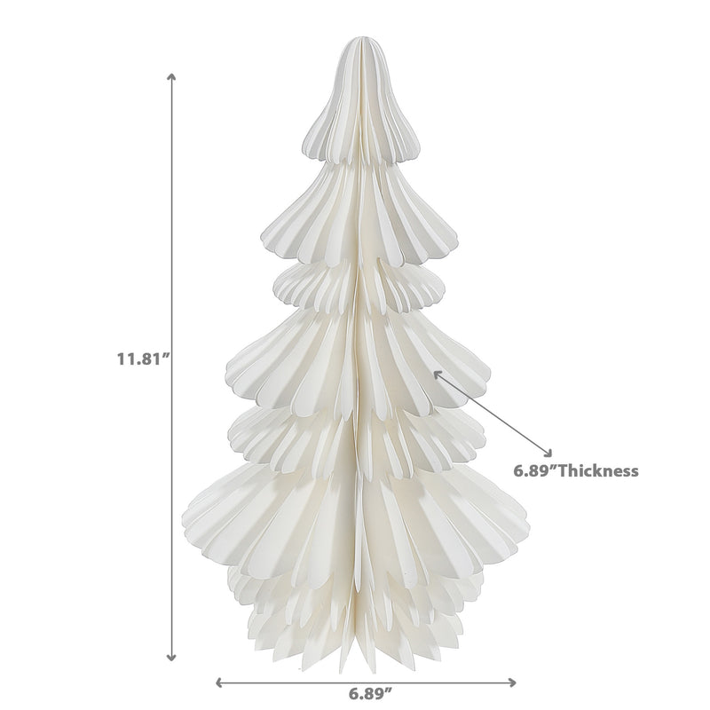 White Paper Christmas Tree Small