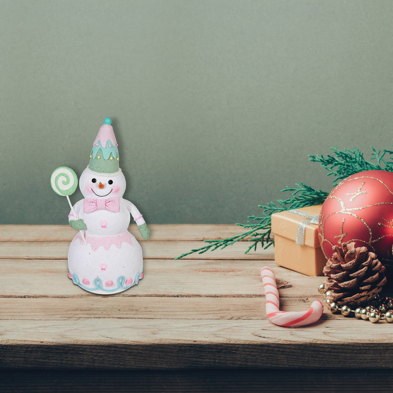 Snowman Holding Candy Small