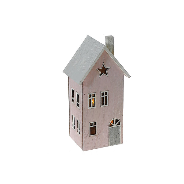 Led Wooden Pink House Decor