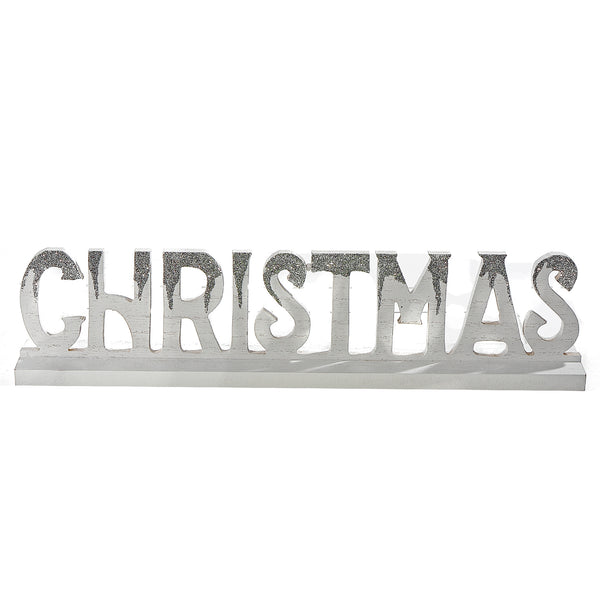 Wooden Table Top Christmas Decor