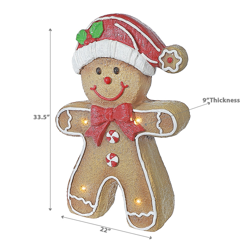 Led Gingerbread Man