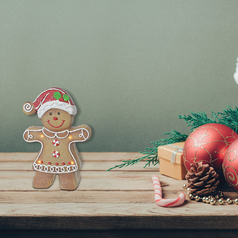 Led Gingerbread Lady