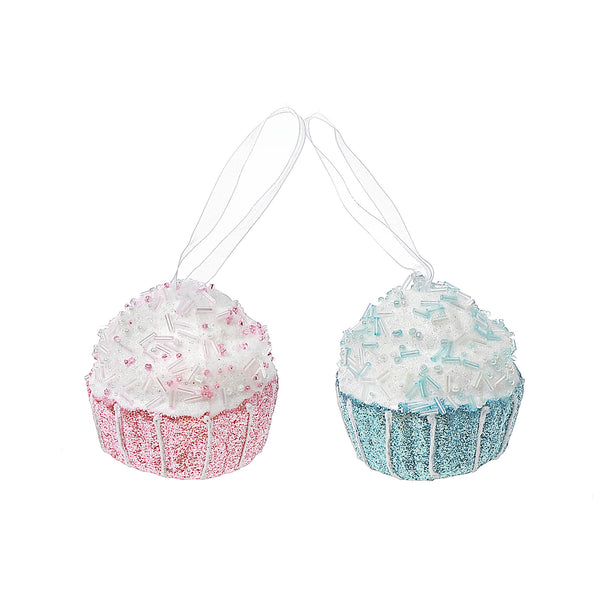 Cupcake Ornament - Set of 12