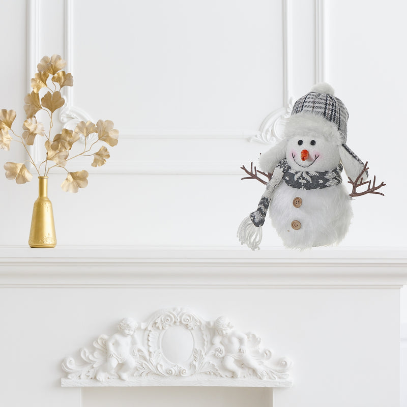 Winter Snowman Plush Sitter