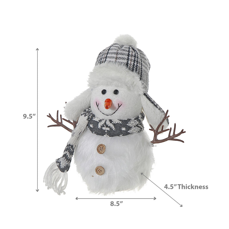 Winter Snowman Plush Sitter