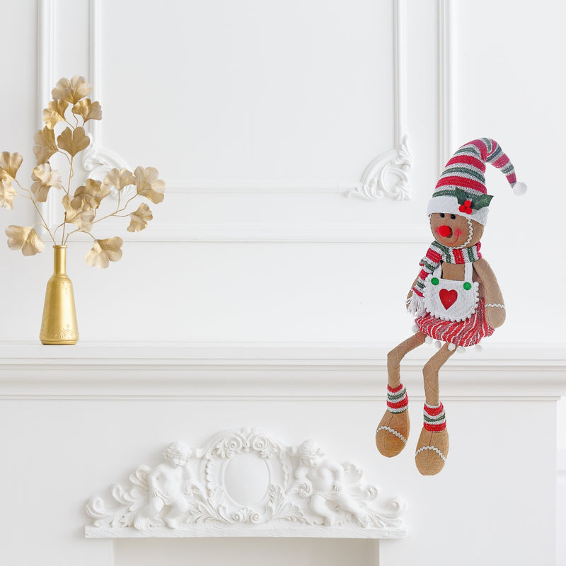 Gingerbread Lady Plush Shelf Dangler