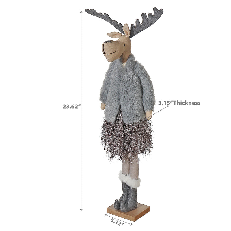 Grey Sweater Reindeer Standing