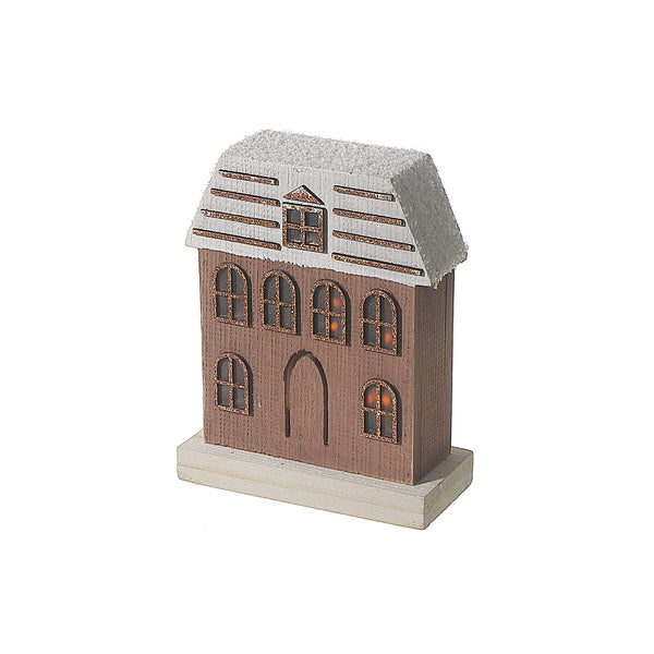 Led Wooden House Stand