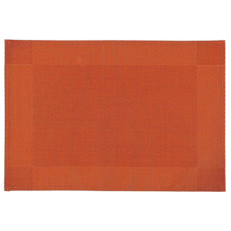 Vinyl Placemat (Classic) (Orange) - Set of 12