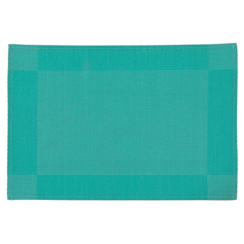 Vinyl Placemat (Classic) (Teal) - Set of 12