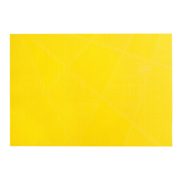 Vinyl Placemat (Electrify) (Yellow) - Set of 12