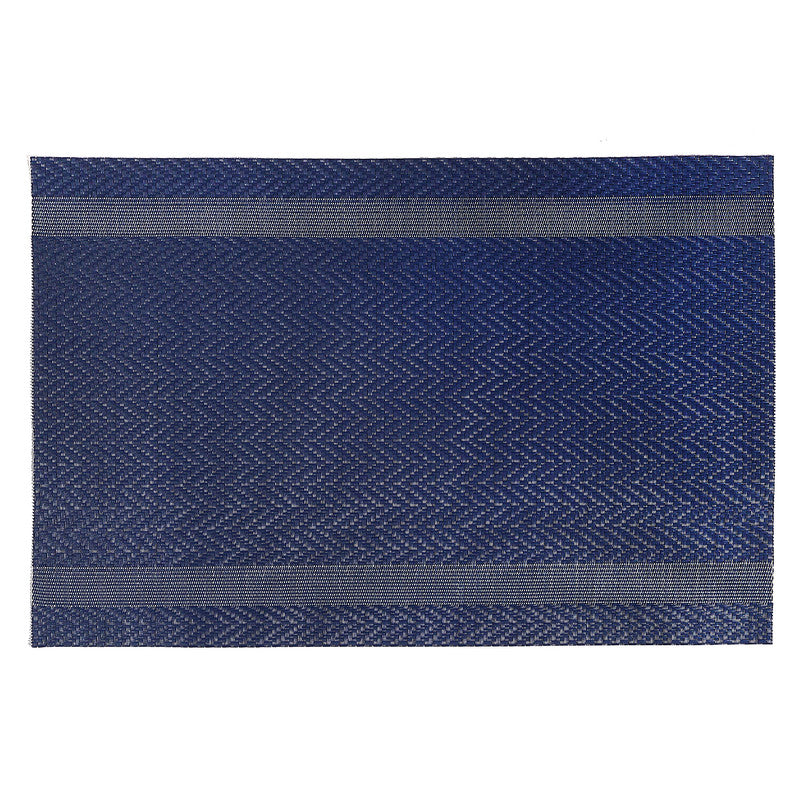 Vinyl Placemat (Mackenzie) (Navy Blue) - Set of 12