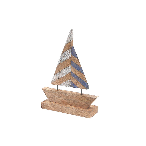 Mango Wood Ship Stand