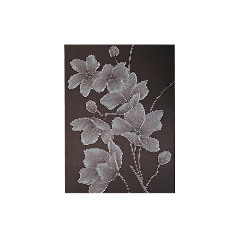 Hand Painted Canvas Wall Art (Night Blossom) - Set of 2