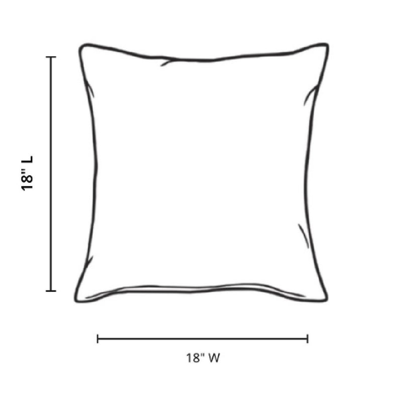 Polyester Digital Print Cushion (Cafe Latte) (18 X 18) - Set of 2