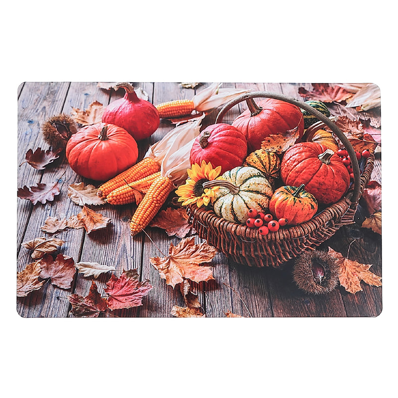 Plastic Placemat (Happy Harvest) - Set of 12