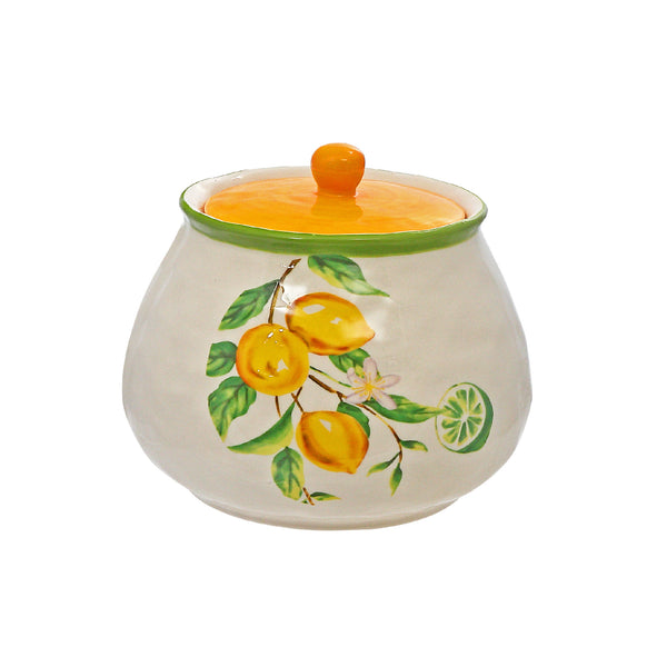 Ceramic Lemon Canister