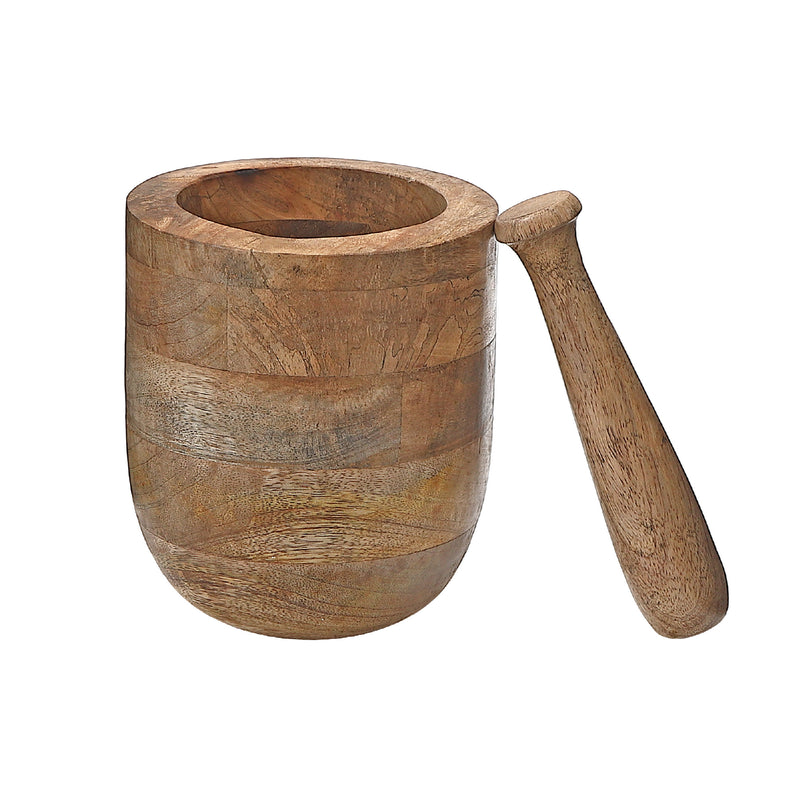 Mango Wood Mortar & Pestle 5.5"