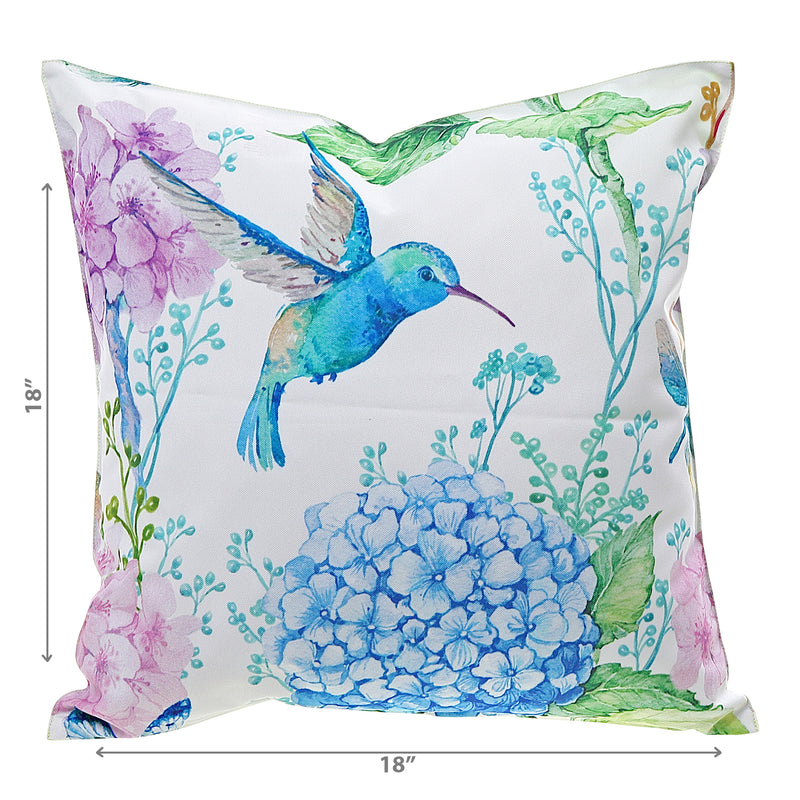 Outdoor Waterproof Cushion Hummingbird - Set of 2