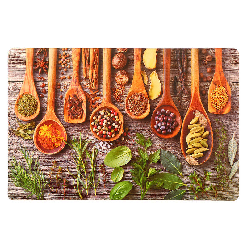 Plastic Placemat (Spices And Herbs) - Set of 12