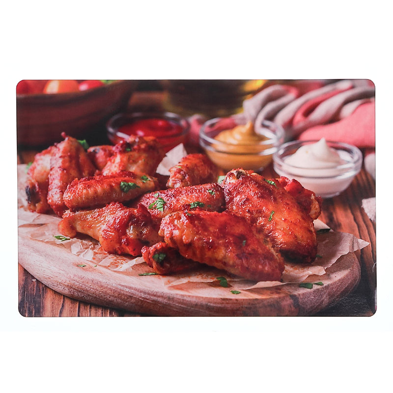 Plastic Placemat Chicken Wings - Set of 12